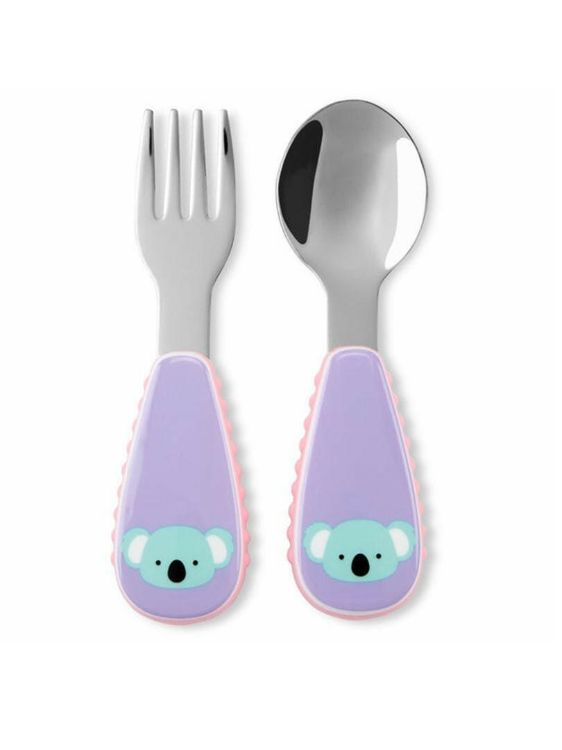 Skip Hop Zoo Utensils Fork & Spoon - Koala - HYPHEN KIDS