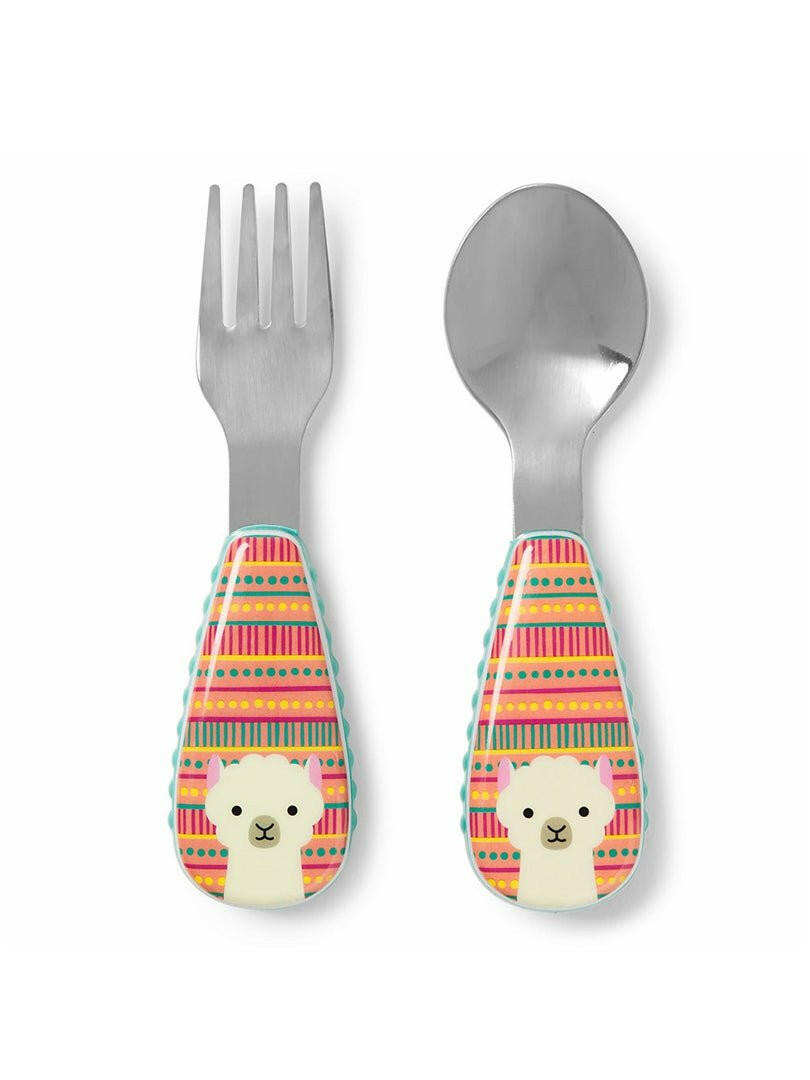Skip Hop Zoo Utensils Fork & Spoon - LIama - HYPHEN KIDS