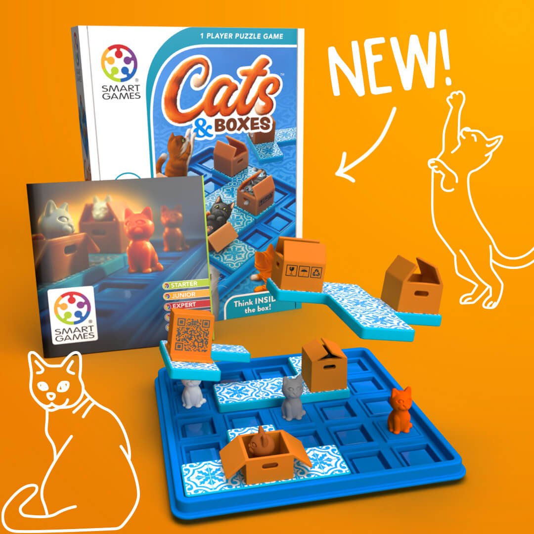 Smart Games Cats & Boxes Game -HYPHEN KIDS