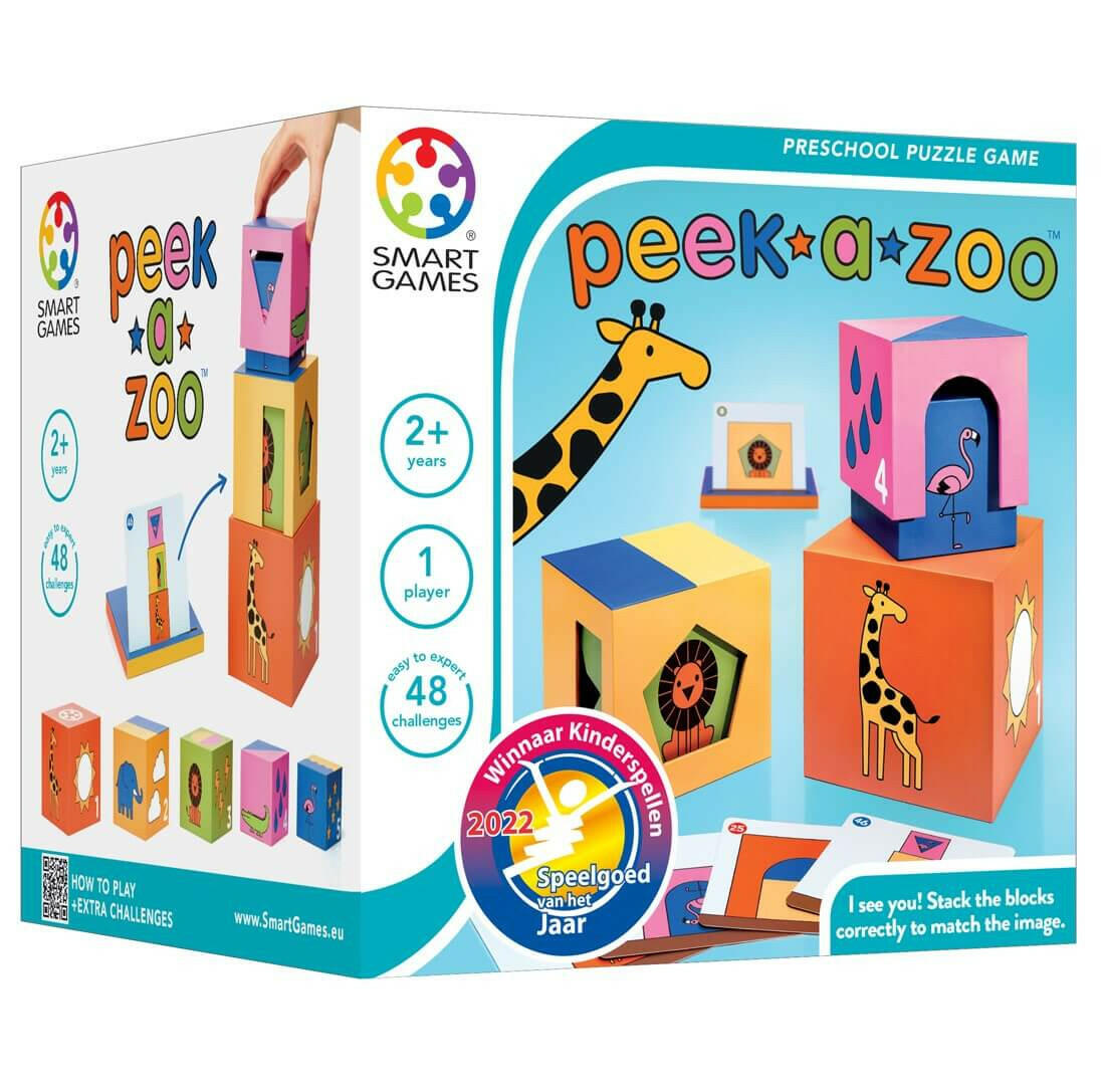Smart Games Peek - A - Zoo - Educational Toys - Clearance