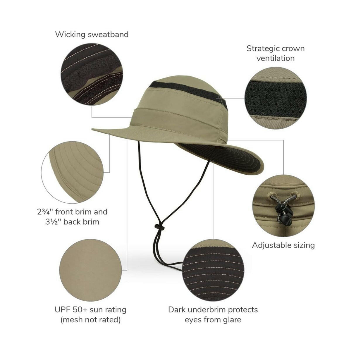 Sunday Afternoons Adult Cruiser Hat - Cream and Sand - Hats - Accessories