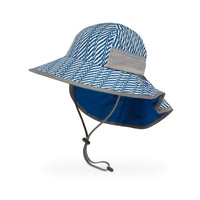 Sunday Afternoons Kids Play Hat - Blue Electric Stripe -HYPHEN KIDS