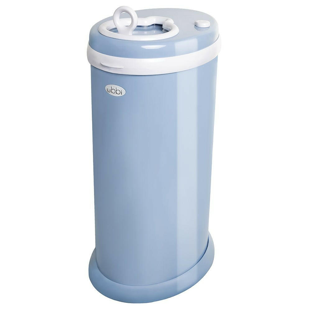 Ubbi Steel Diaper Pail - Cloud Blue - HYPHEN KIDS