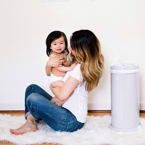 Ubbi Steel Diaper Pail - Gray - HYPHEN KIDS