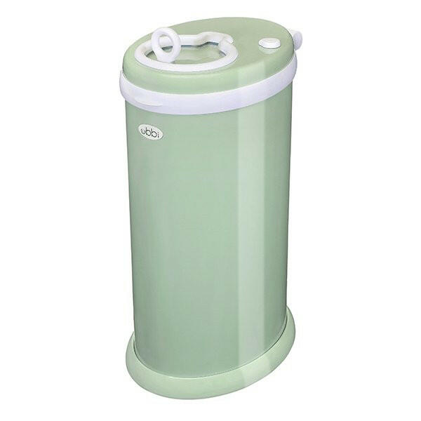 Ubbi Steel Diaper Pail - Sage - HYPHEN KIDS